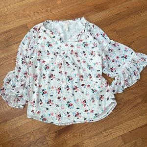 Matilda Jane flutter sleeve blouse